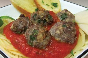 Spaghetti and Blacktail Deer Meatballs img