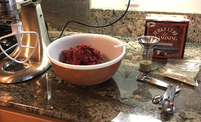 Jerky making at home