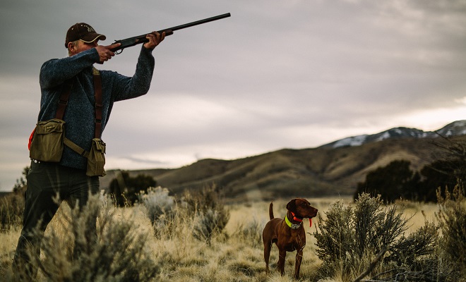 Henry Single Shot Shotgun Single Shot Shotgun hunting with dog