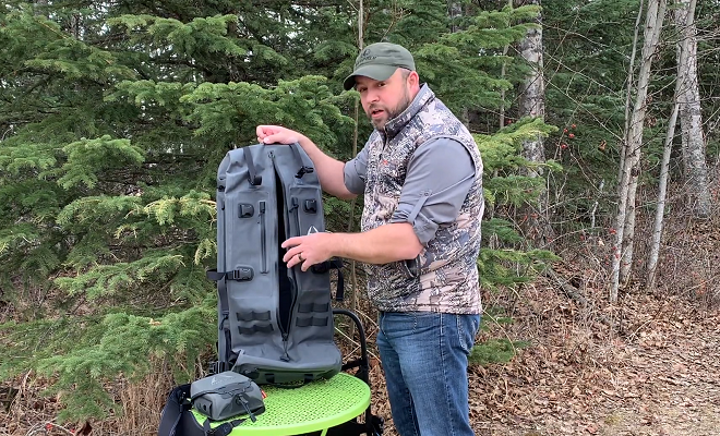 showing details of rokman hunting backpack